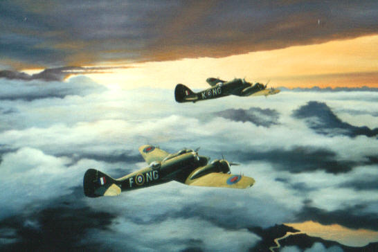 Beaufighters 604 Squadron by Edward Thomas