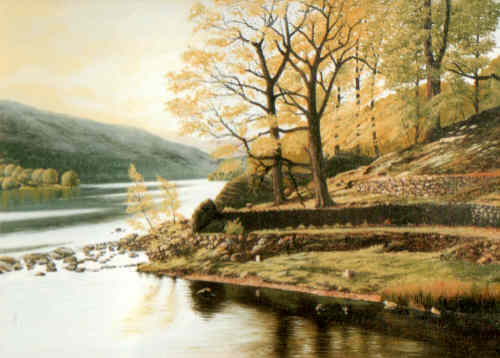 Sunset Grasmere by Edward Thomas